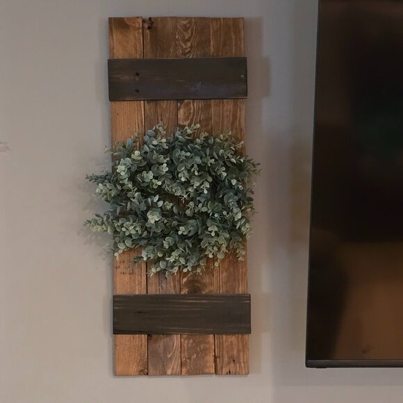 Interior Decorative Farmhouse Shutters (2) Shutters only - Picture 1 of 2